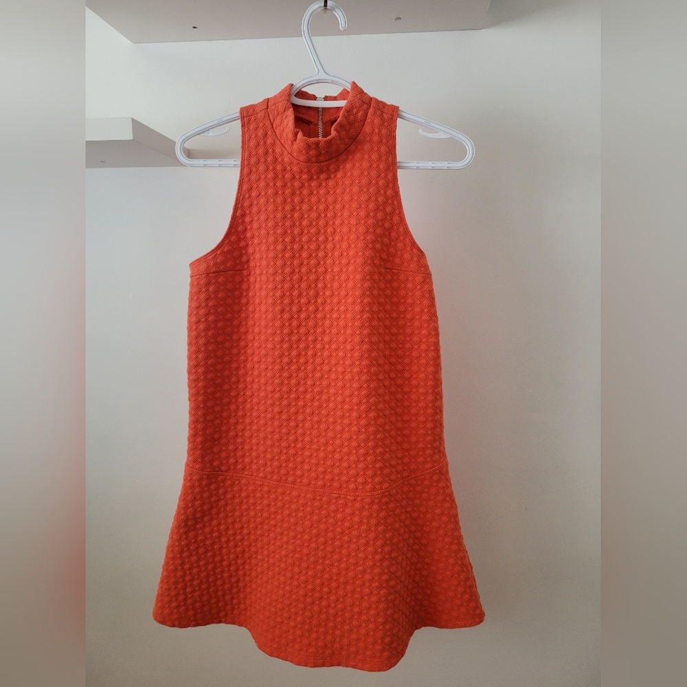 Abercrombie Orange balloon dress